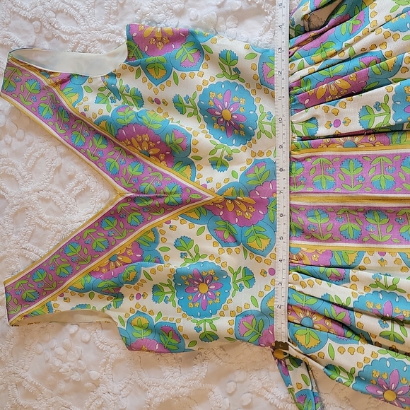 Vintage jack Marsee floral gown with shawl - Picture 9 of 14